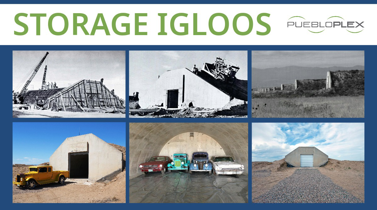Collage of Storage Igloos